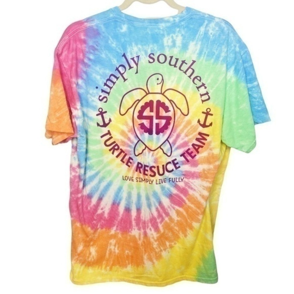 SIMPLY Southern Tie Dye Turtle Rescue Tee